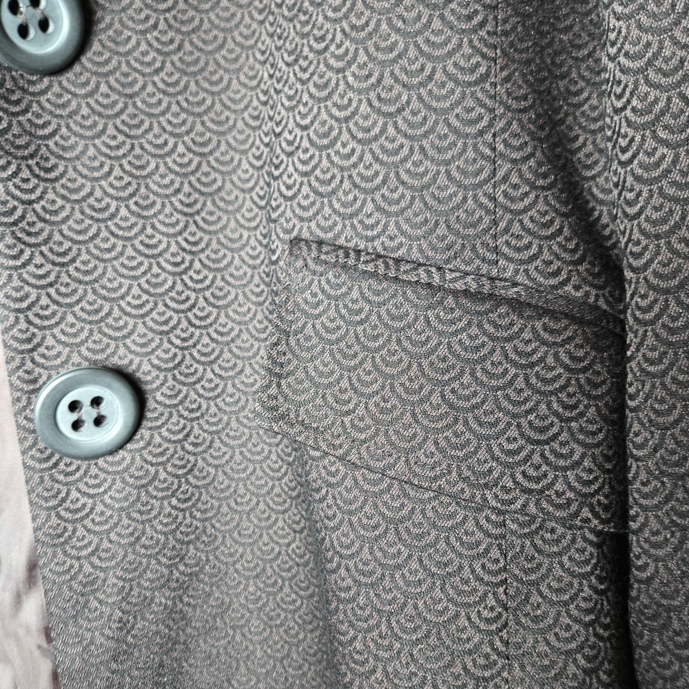 Tahari Arthur S Levine Coat Womens size 14 Dark Burgundy/Black Preppy‎ Classic - Picture 3 of 10
